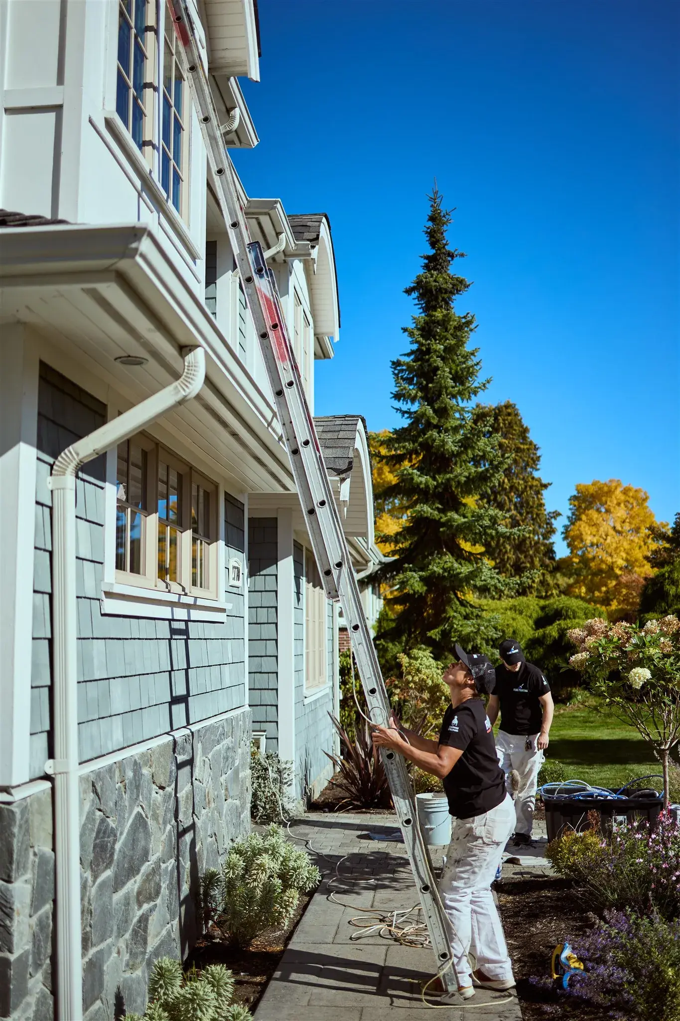 Exterior trim and gutters refresh